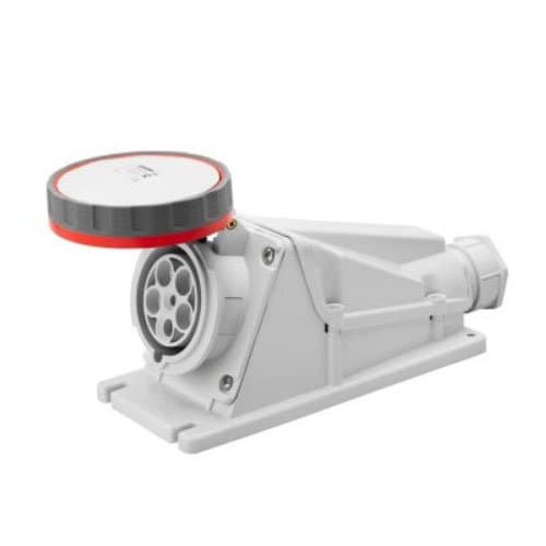GW62535 Priză ind fixă 90G 3P+N+E 125A 400V 6h Roșu