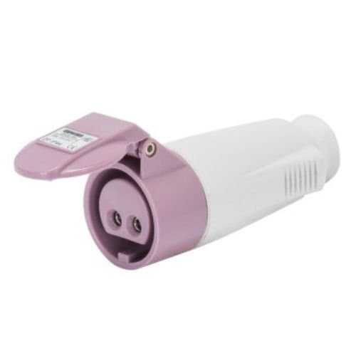 GW62065 Priză ind mob 3P 16A 24V Violet IP44