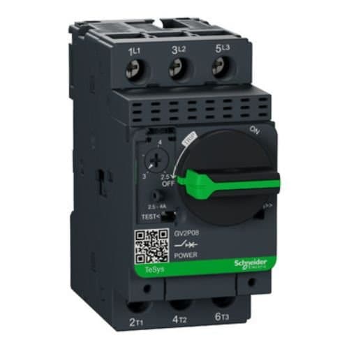 GV2P08 Întrerupător automat 3P pt motor magnetot 2.5-4A