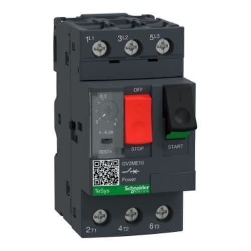 GV2ME10AP Întrerupător automat 3P pt motor magn 4-6.3A