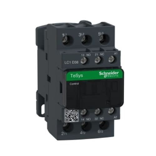 LC1D38P5 Contactor 3P 38A AC3 1NO+1NC 230V
