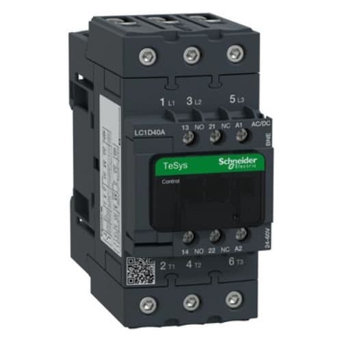 LC1D40ABNE Contactor 3P 40A AC3 24-60 AC/DC