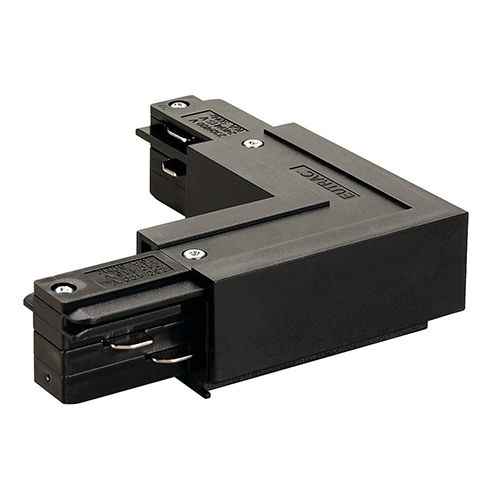 145680 Eutrac Conector L pentru sina Negru