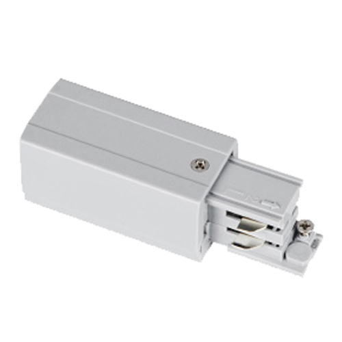 150091.00111 Conector alimentare sina dreapta Alb