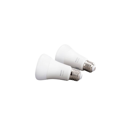 HUE Set Bec 2 x 7W LED White A19 E27 BT 810lm 2700K