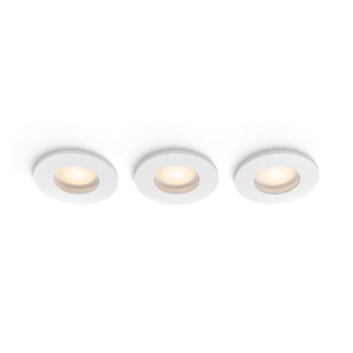 HUE Set 3 Spot inc Adore LED 350lm BT Amb GU10 Alb IP44 - PHILIPS HUE - Cod: 929004611501