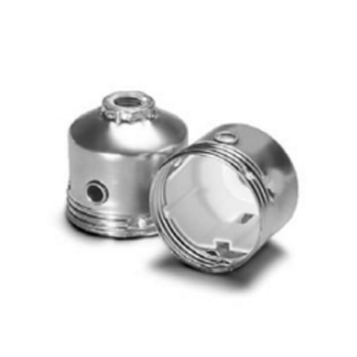 102956 Aux DULIE E27 Capac cu borna impamantare Crom