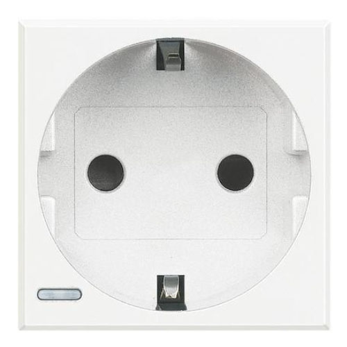 PRZ HD4141 Axolute Priza 2P+T 16A 2 module Alb