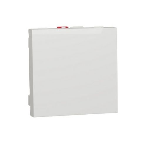 NU320118 New Unica Intrerupator 10AX 2 module Alb
