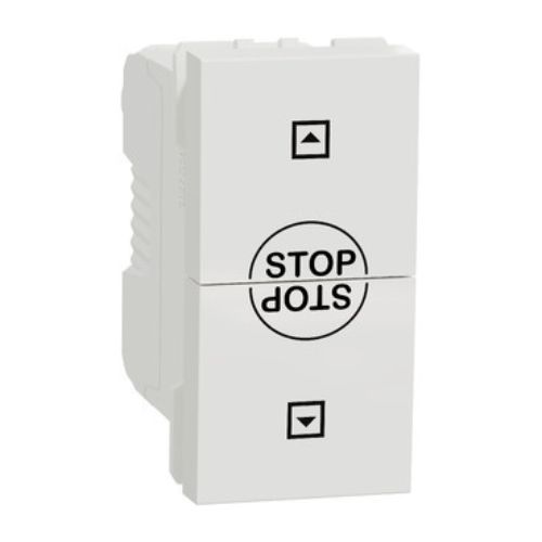 NU310818SC New Unica Intrerupator jaluzele 10A 1 modul Alb