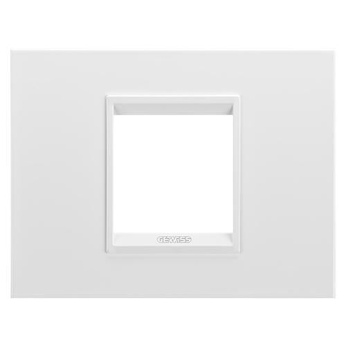 GW16202YB Rama Lux monocrom 2 module CH/Alb