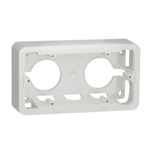 Carcasă aparentă Schneider Electric New Unica, 2 posturi, alb - SCHNEIDER ELECTRIC - Cod: NU840418
