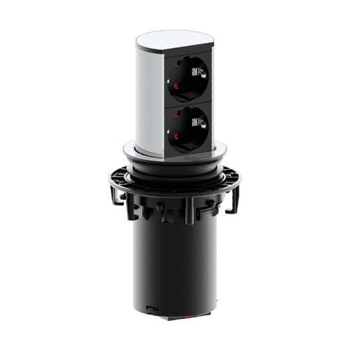 928.002 Pop-up Aluminiu 2 module (cablu 2m)