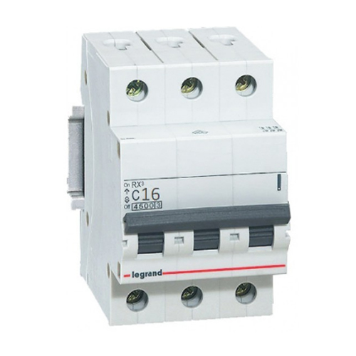 DJC 419708 RX3 Disjunctor tripolar 16A C 4.5KA 3M