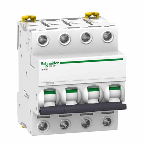 DJC A9F74416 Disjunctor tetrapolar 16A C 6KA 4M