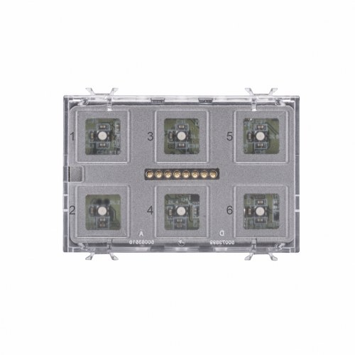 GWA9421 Panou Ice Touch KNX 6 canale, 3 module