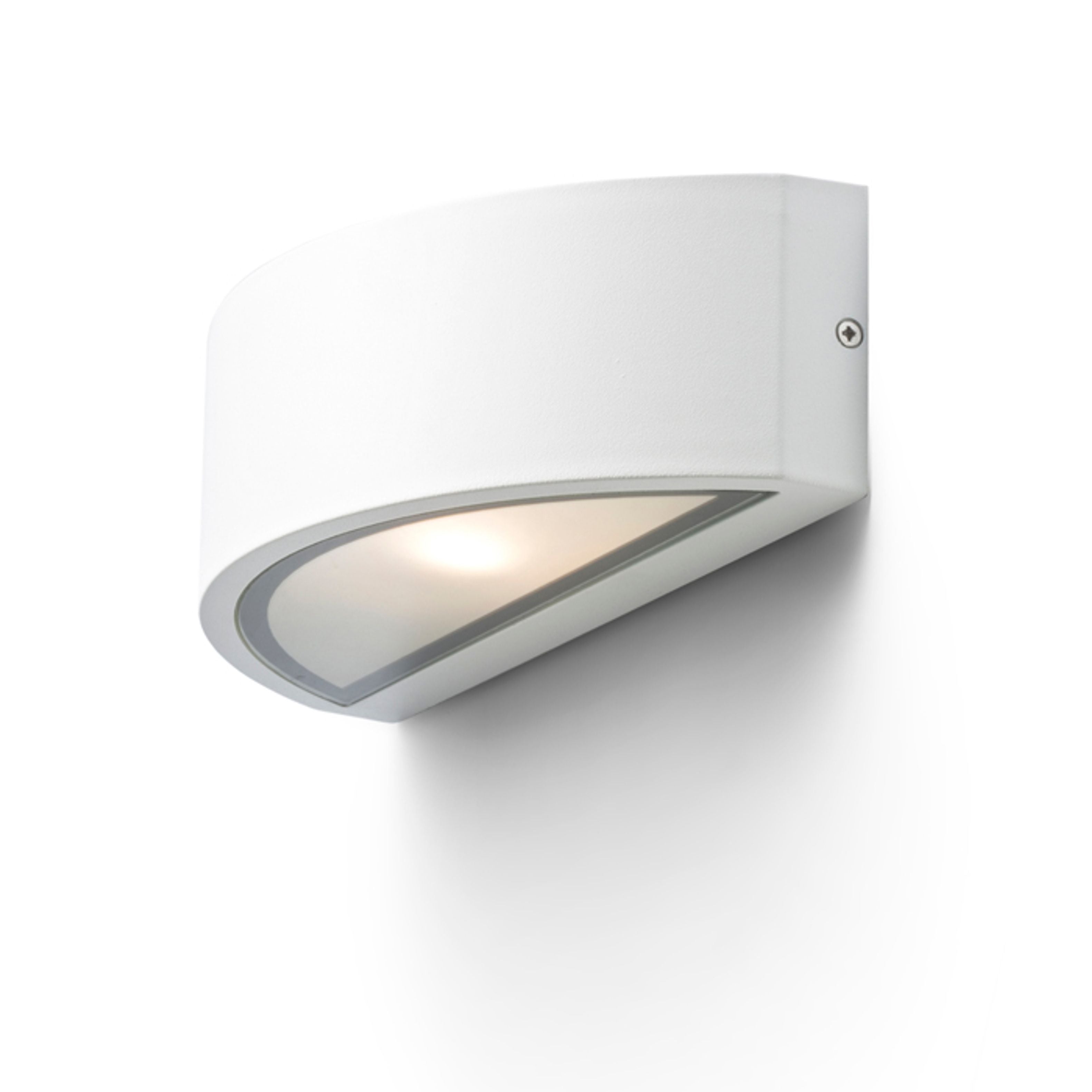 Aplica de perete albă 230V LED E27 26W IP54 - RENDL