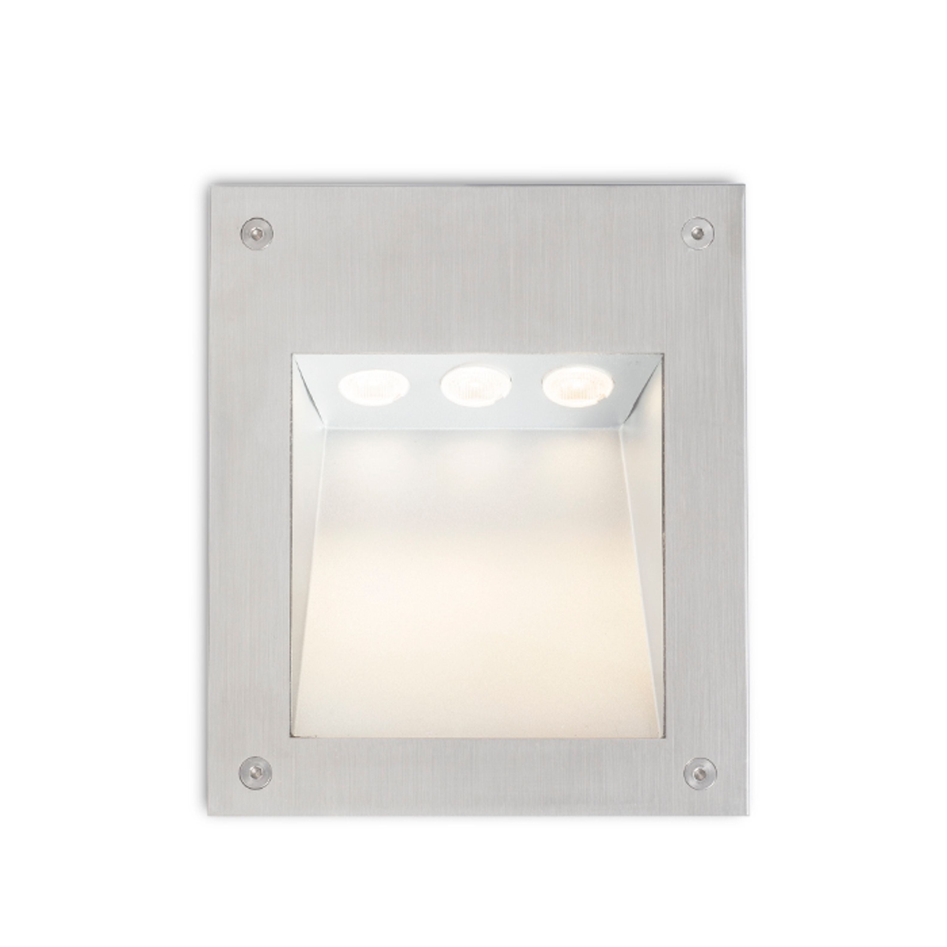 Rendl Akord aplică încastrată în perete, oțel inoxidabil, LED 3W, IP65, 3000K - RENDL