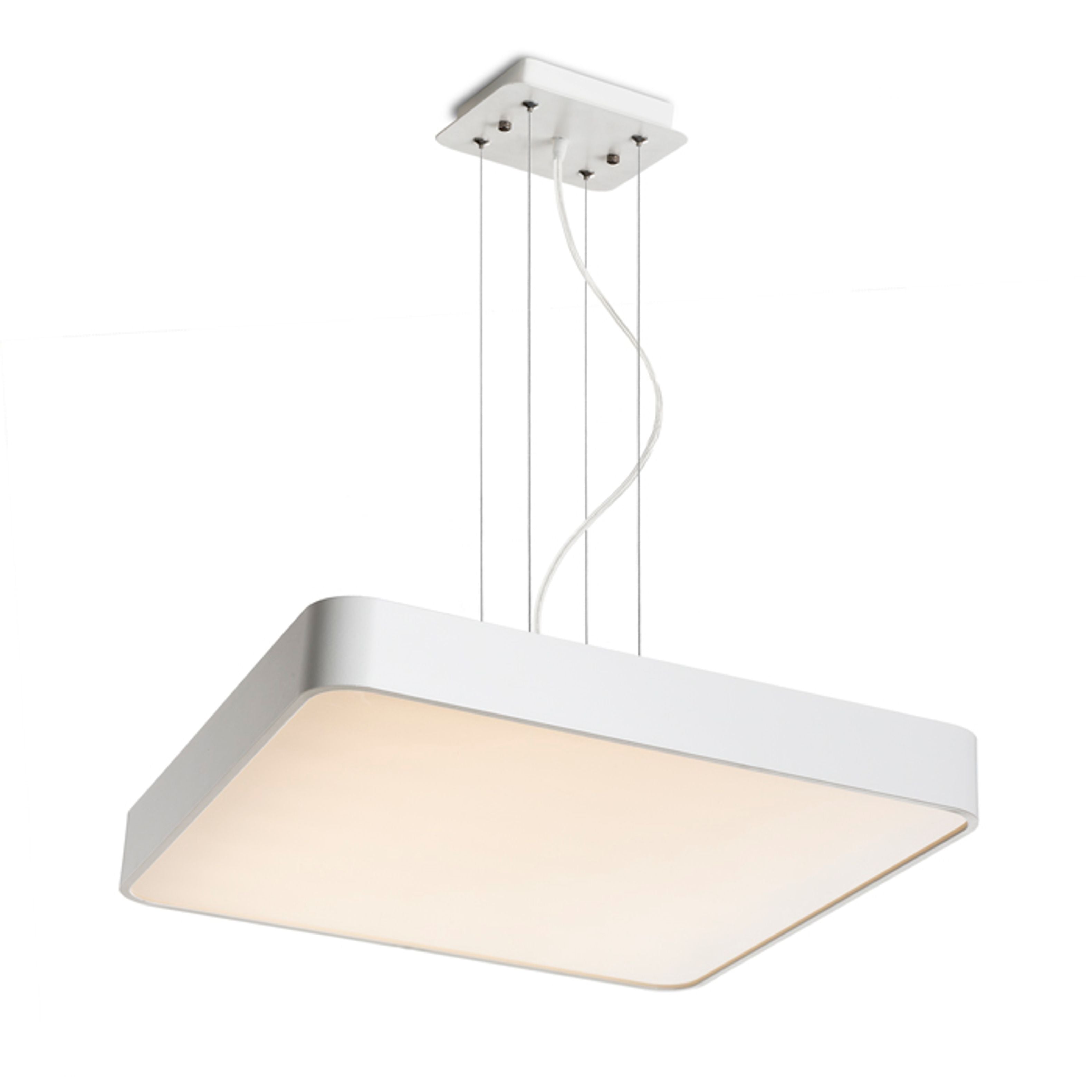 Corp suspendat MENSA SQ 48 alb 230V LED 56W 3000K - RENDL
