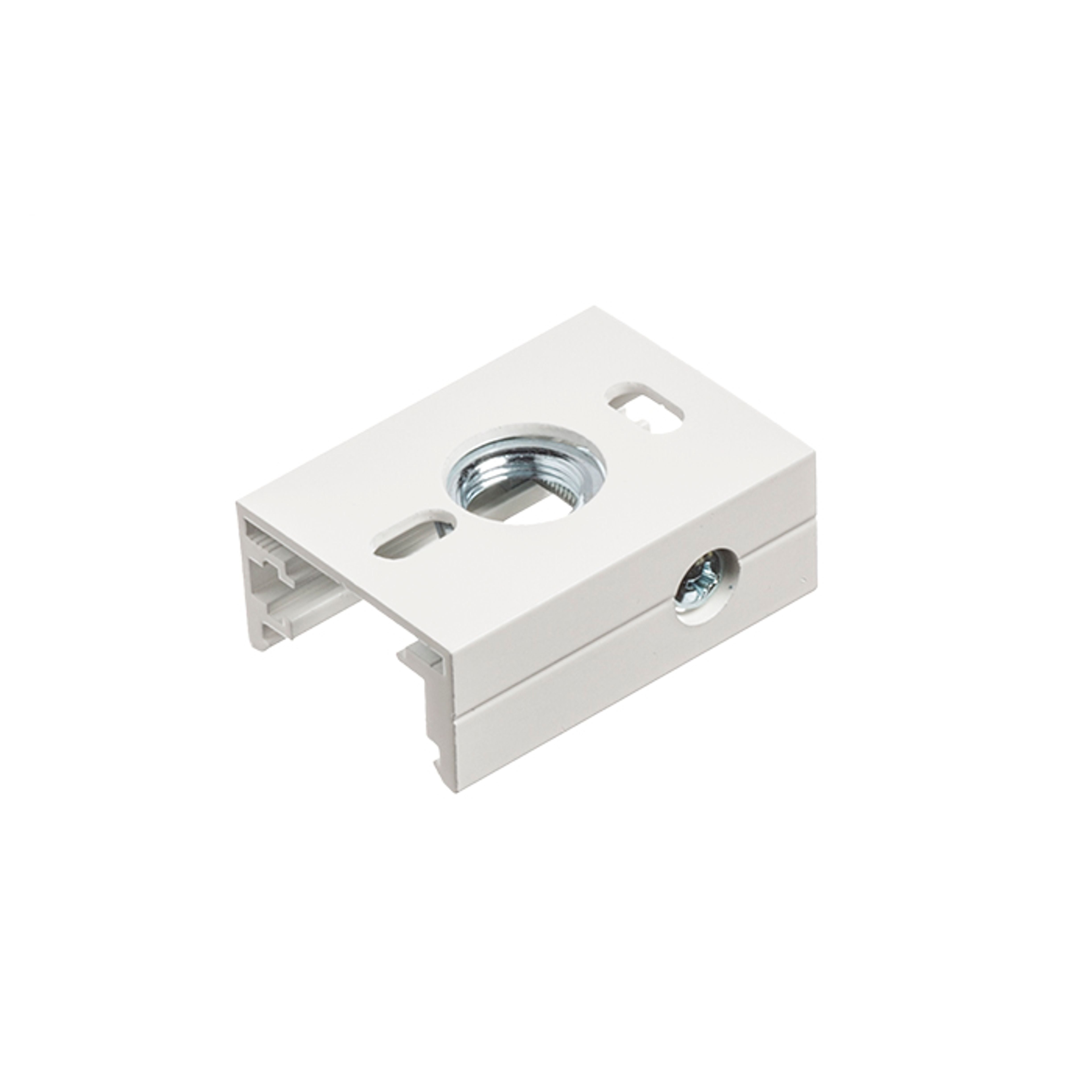 Adaptor suspendat EUTRAC pentru șină cu 3 circuite, alb - RENDL