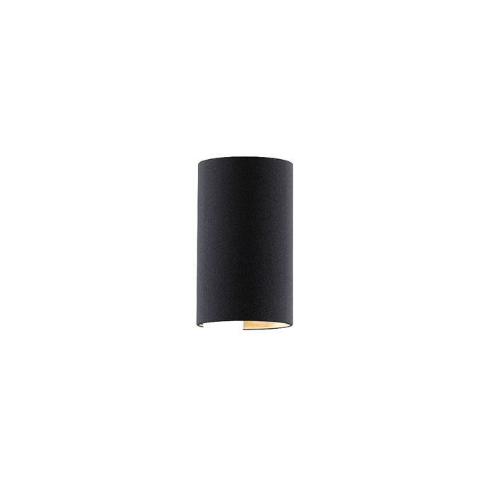 Aplica de perete RON W 15/25, negru/cupru, 230V, LED E27, 15W - RENDL