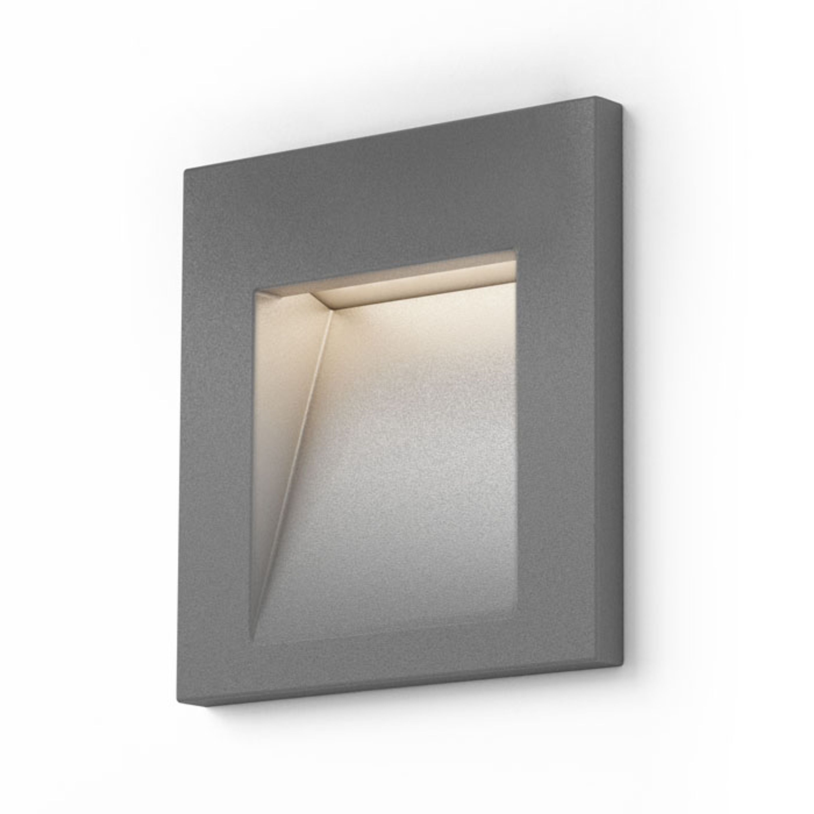 RENDL TESS SQ spot încastrat gri argintiu LED 3W IP54 3000K 230V - RENDL