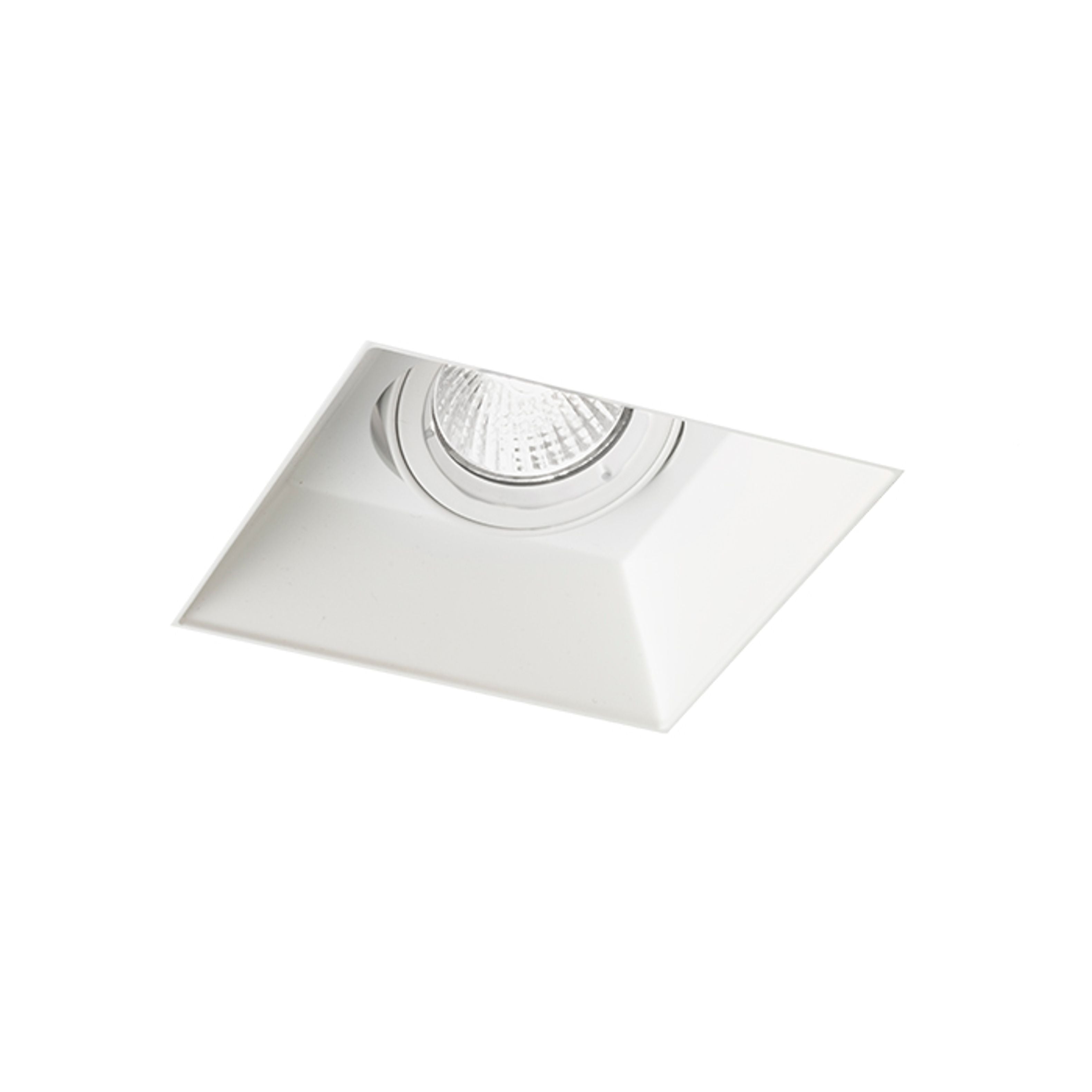 Spot LED încastrat pătrat fără ramă alb 230V GU10 8W - RENDL