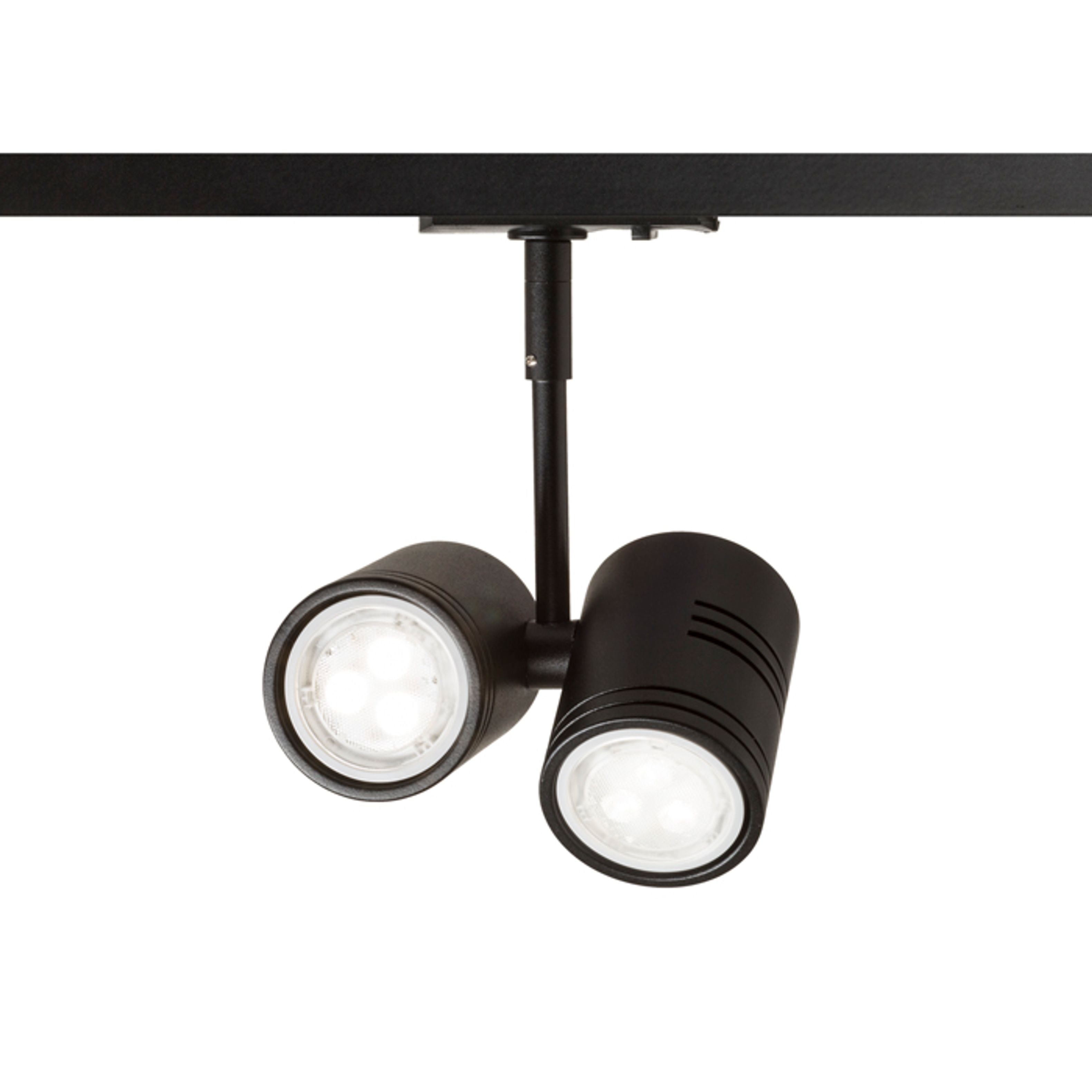 Spot pe șină Rendl Beeba II, alb, 230V, LED, GU10, 2x8W - RENDL