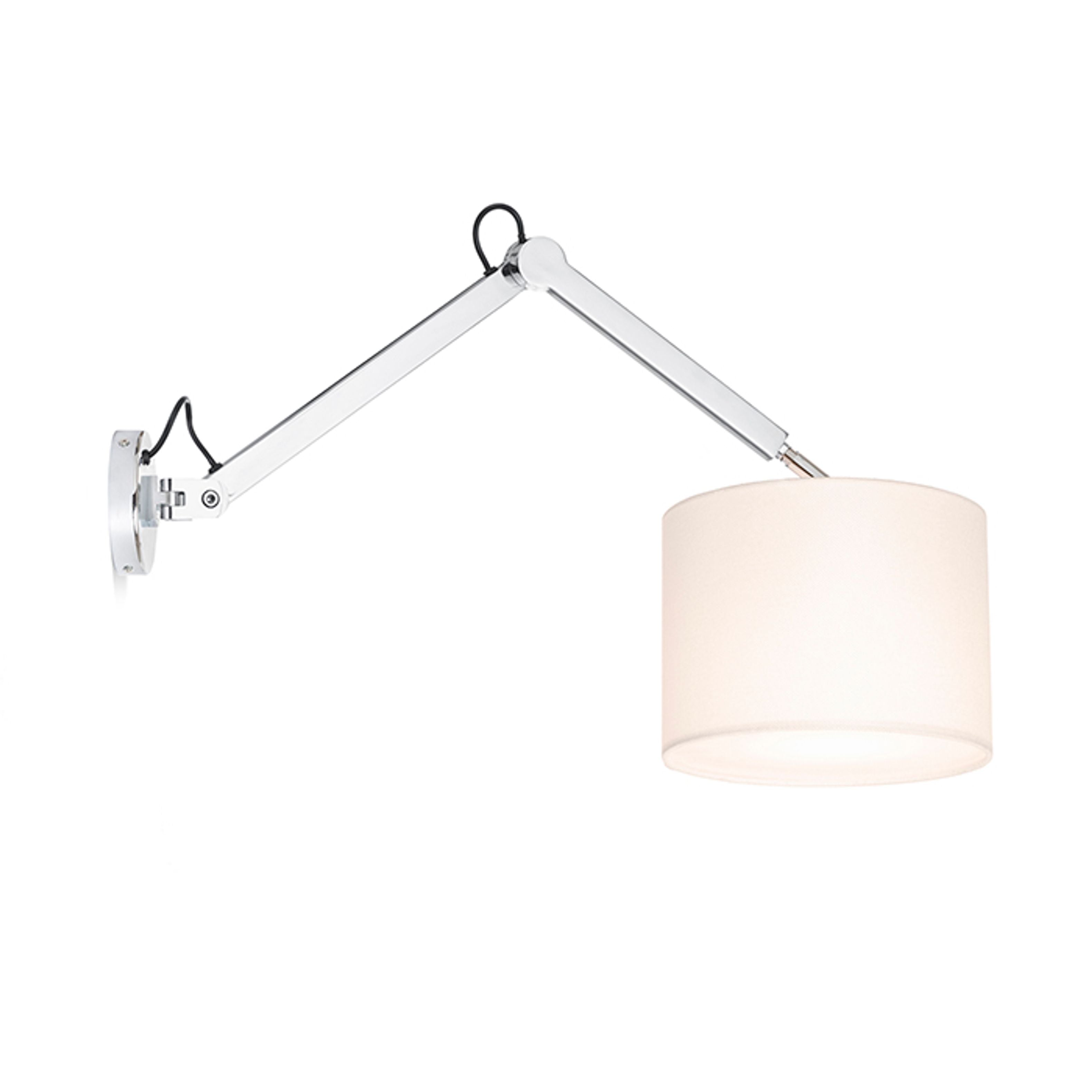 Aplica de perete Madison alb crom 230V LED E27 15W - RENDL