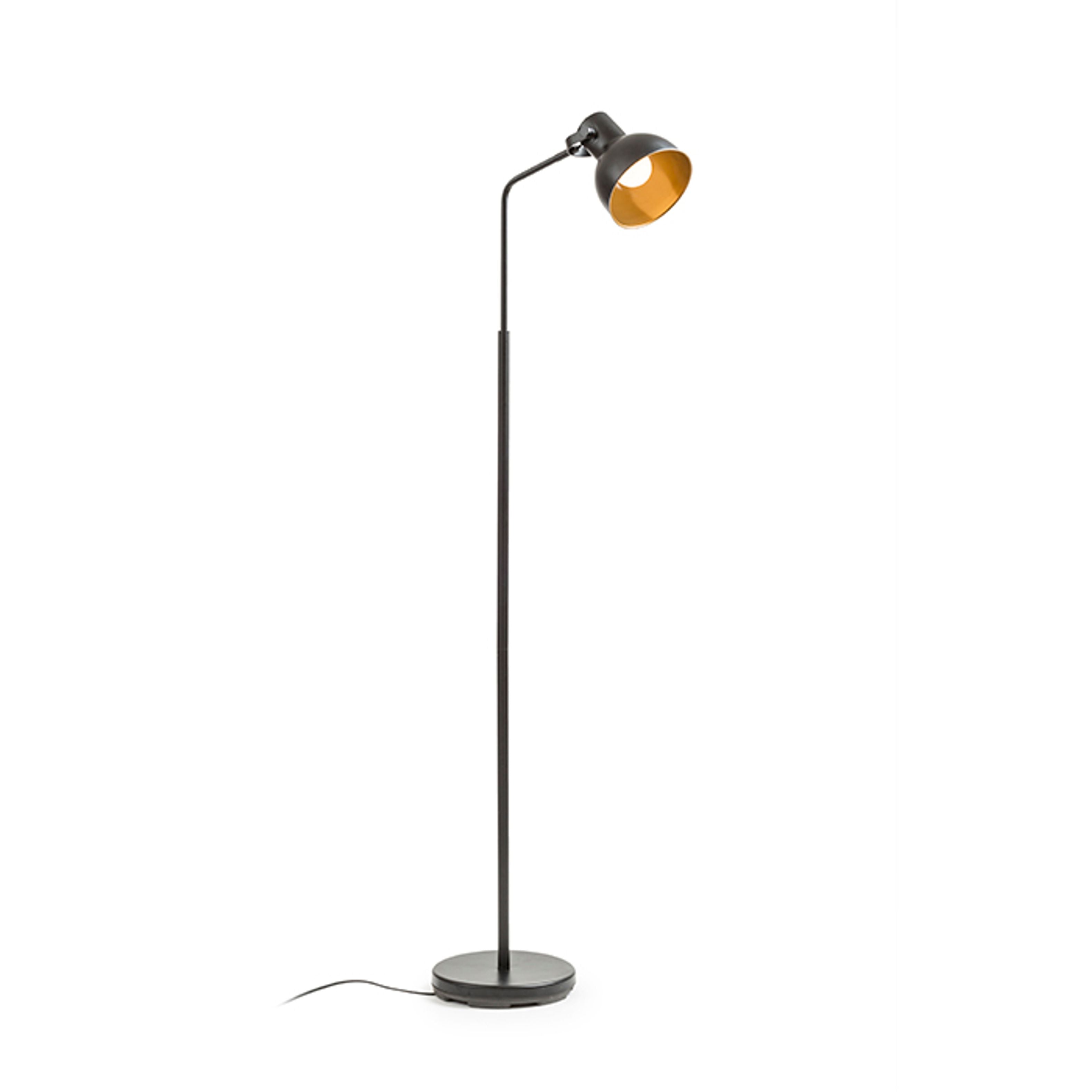 RENDL Rosita lampadar negru/auriu, 230V, LED, soclu E27, 11W - RENDL