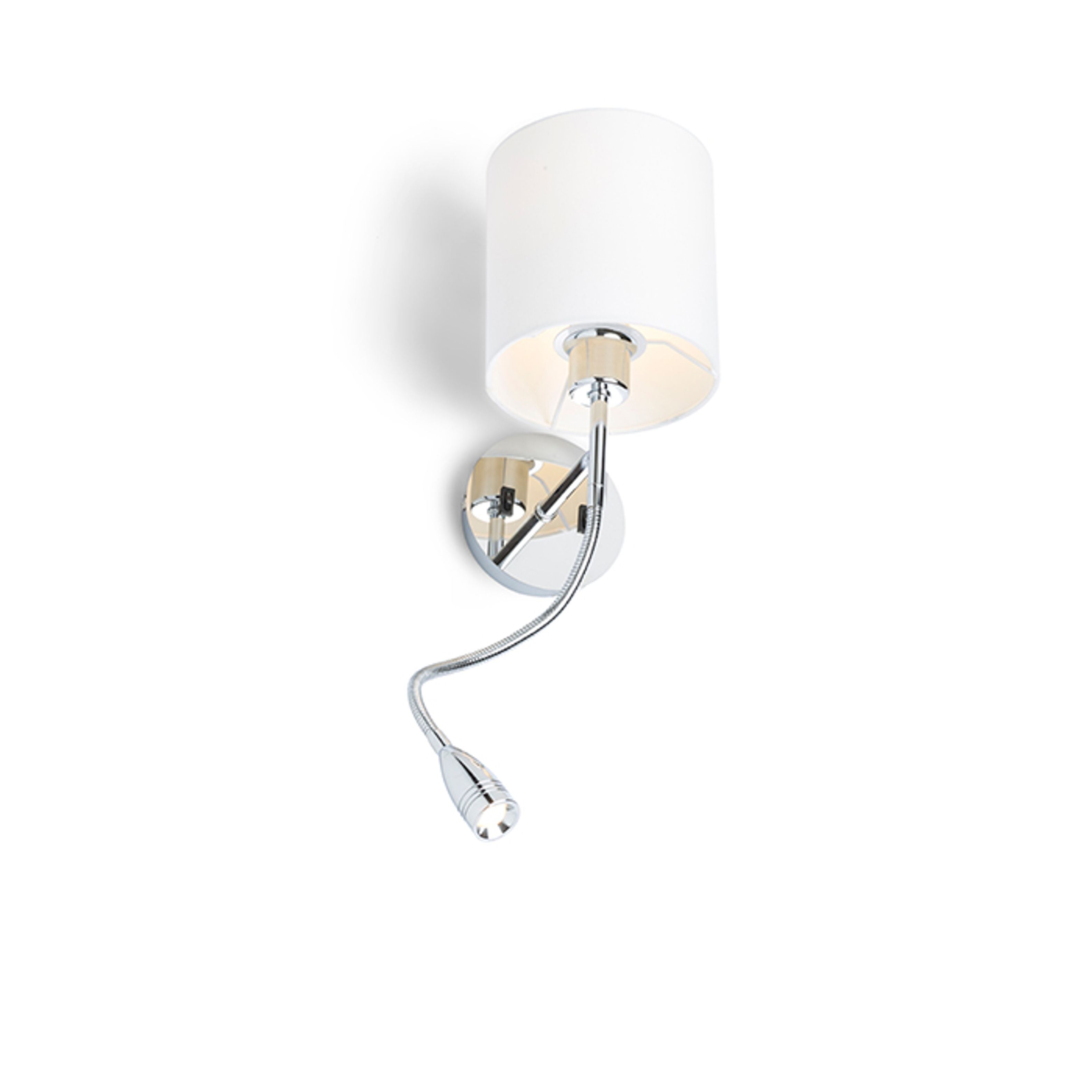 Rendl Versina, alb crom, LED 15+3W, E27, 3000K, 230V, 25° - RENDL
