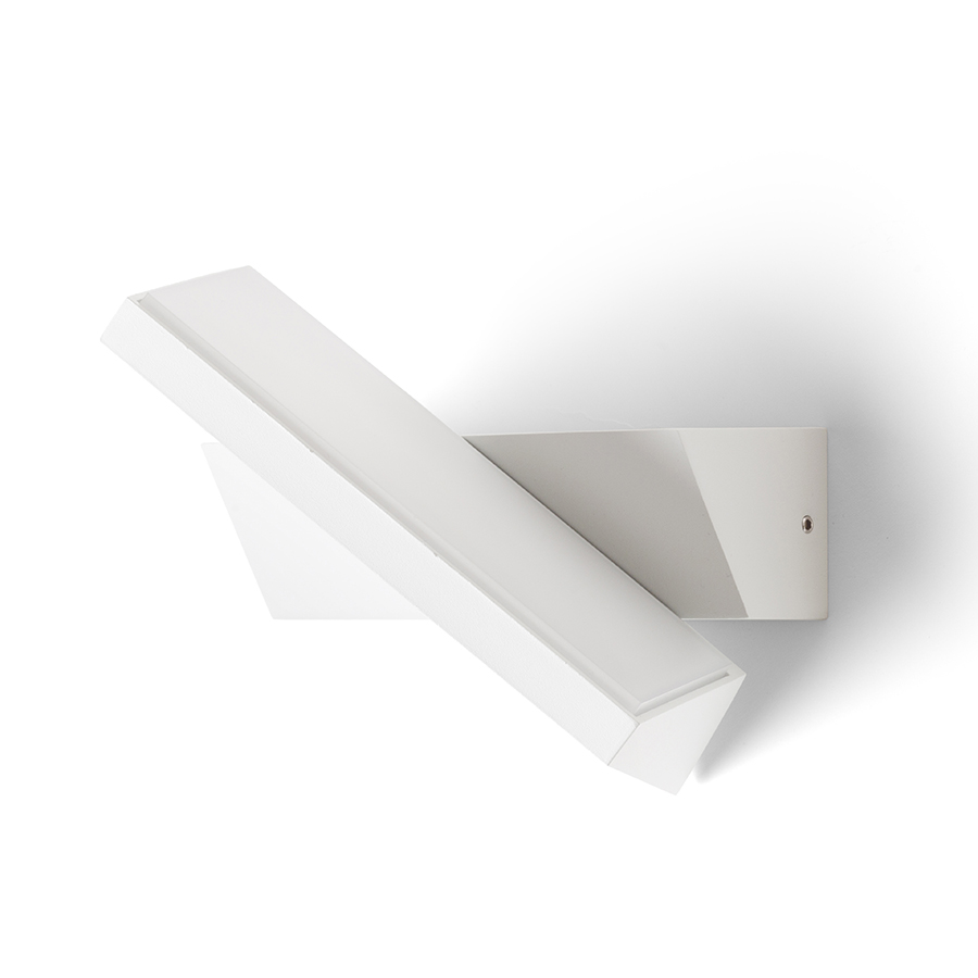 Aplica de perete albă LED 12W IP65 3000K - RENDL