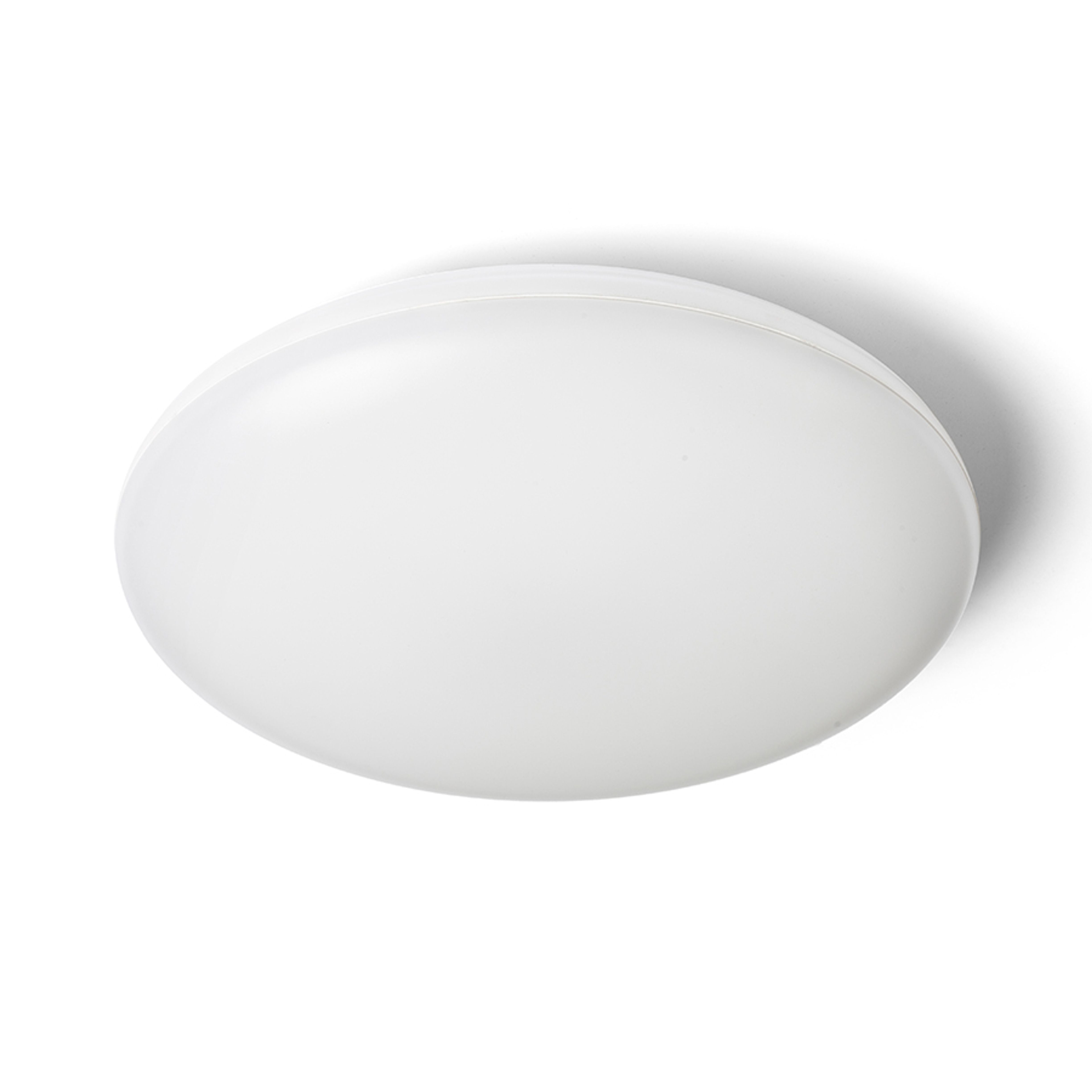 Plafonieră Rendl Sassari albă, policarbonat, LED 24W, IP65, 3000K - RENDL