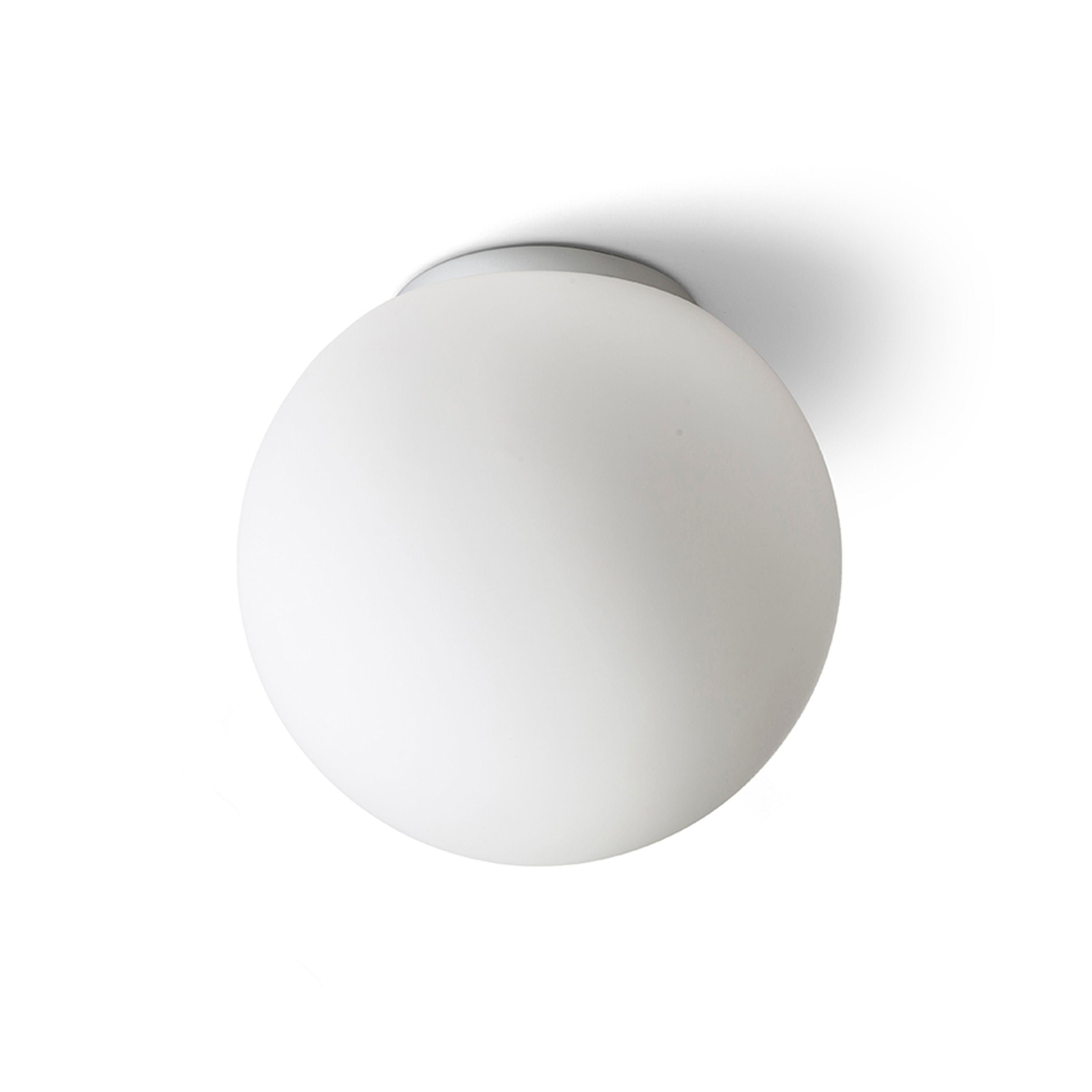 Rendl Bolly 26 plafon sticlă opal/crom, LED 15W, E27, IP44 - RENDL