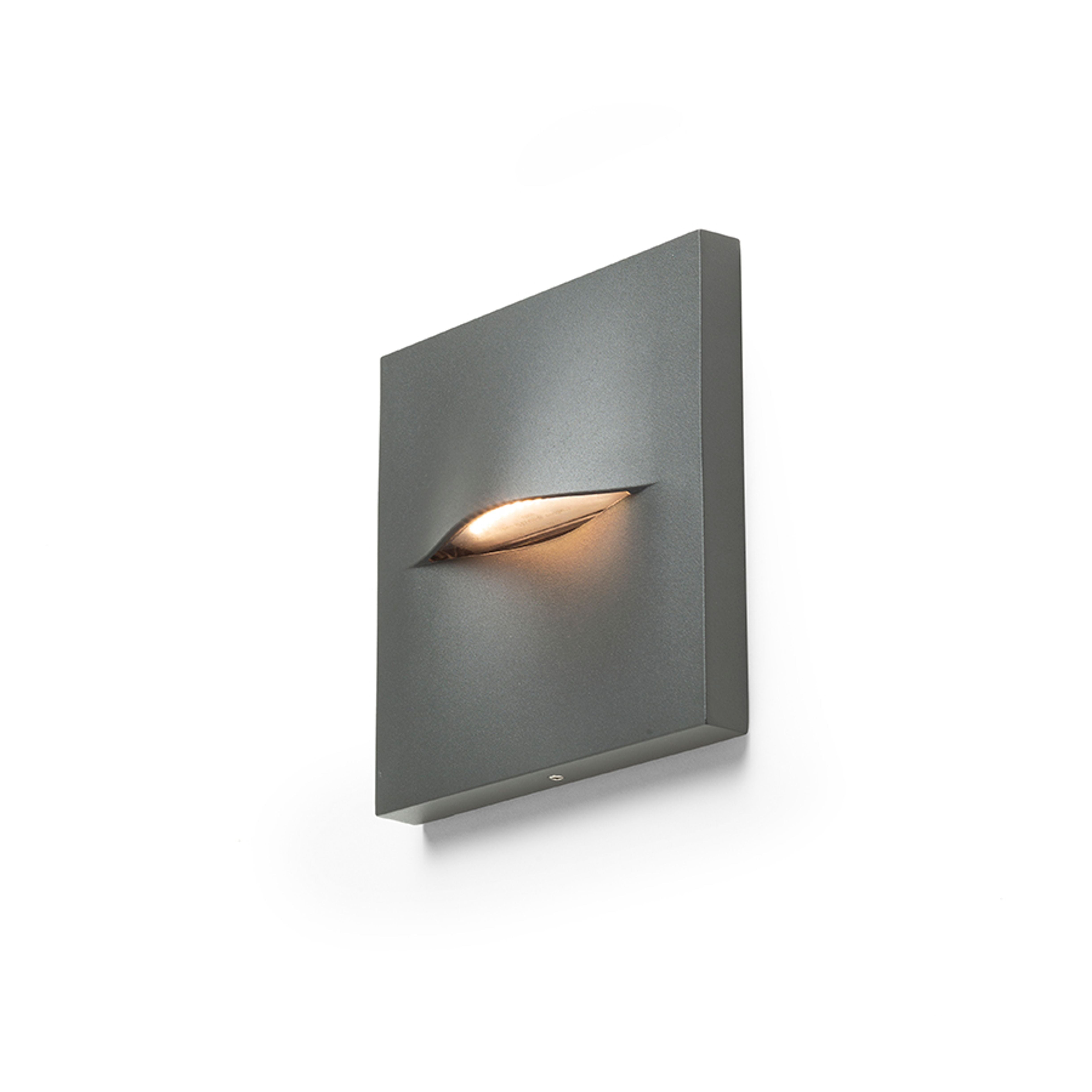 Aplica de perete Rendl Bobo SQ antracit LED 3W IP65 3000K - RENDL