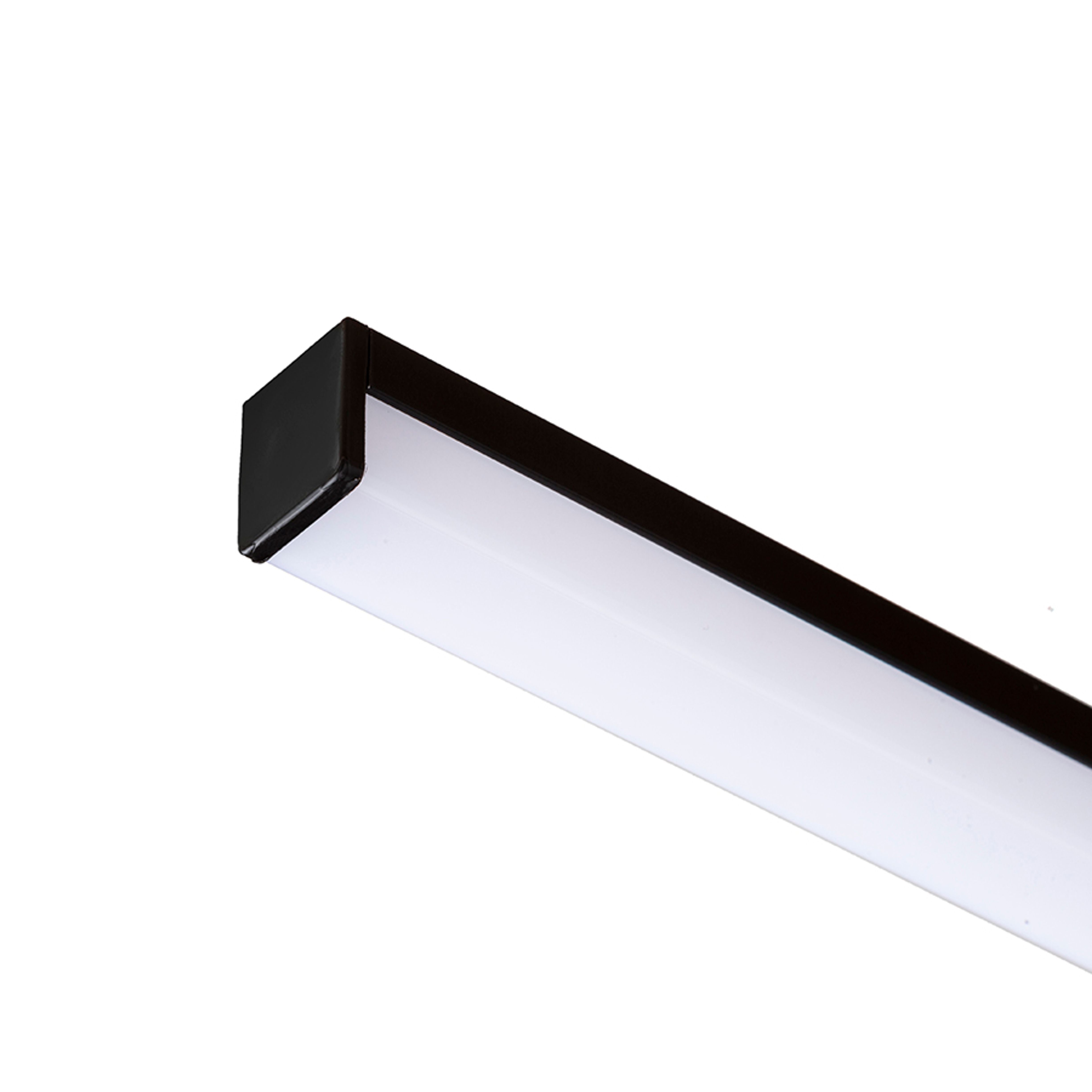 Profil LED H montaj aparent 1 m alb mat acril/aluminiu - RENDL