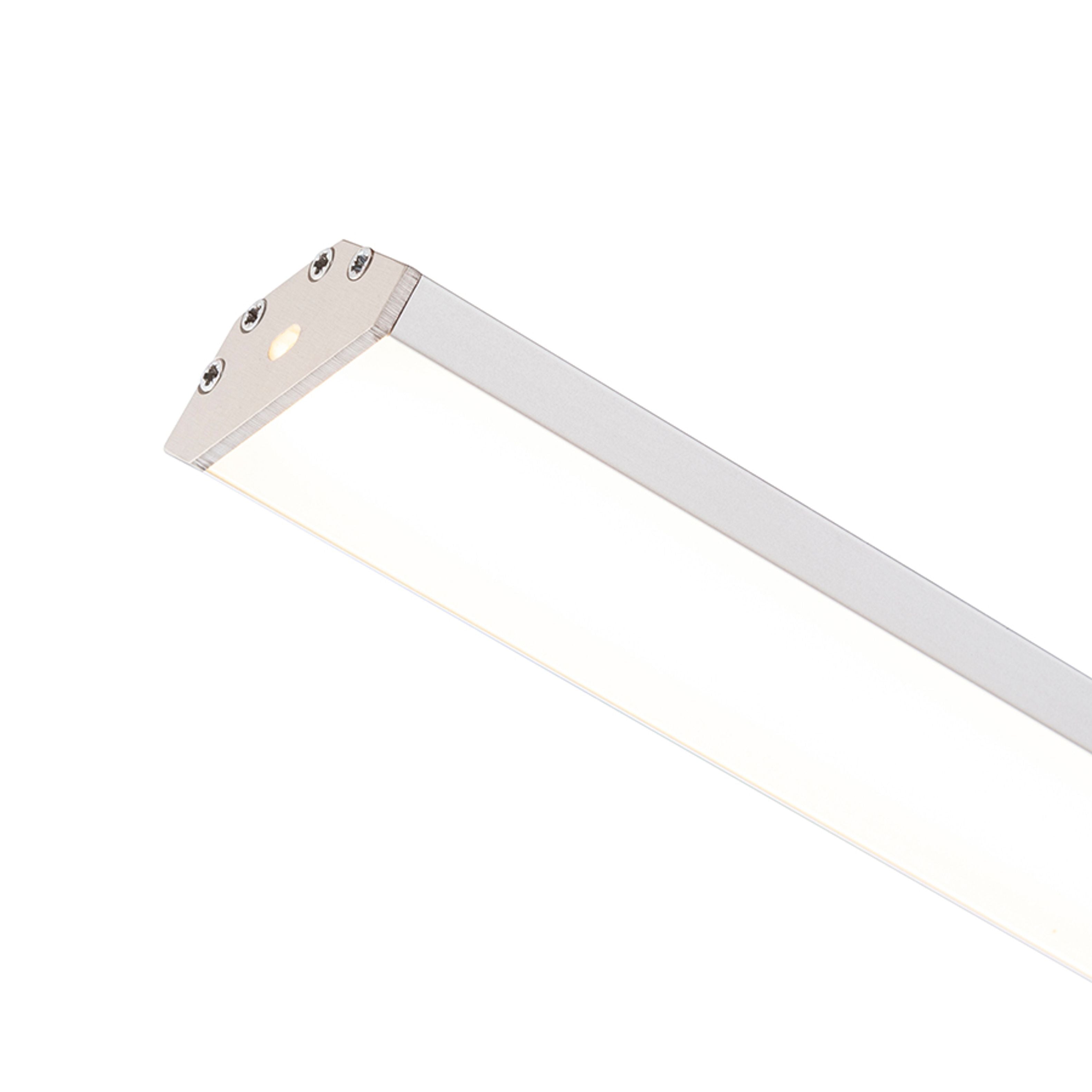 Profil LED Rendl J montat pe suprafață 1 m, aluminiu anodizat, acrilic mat - RENDL