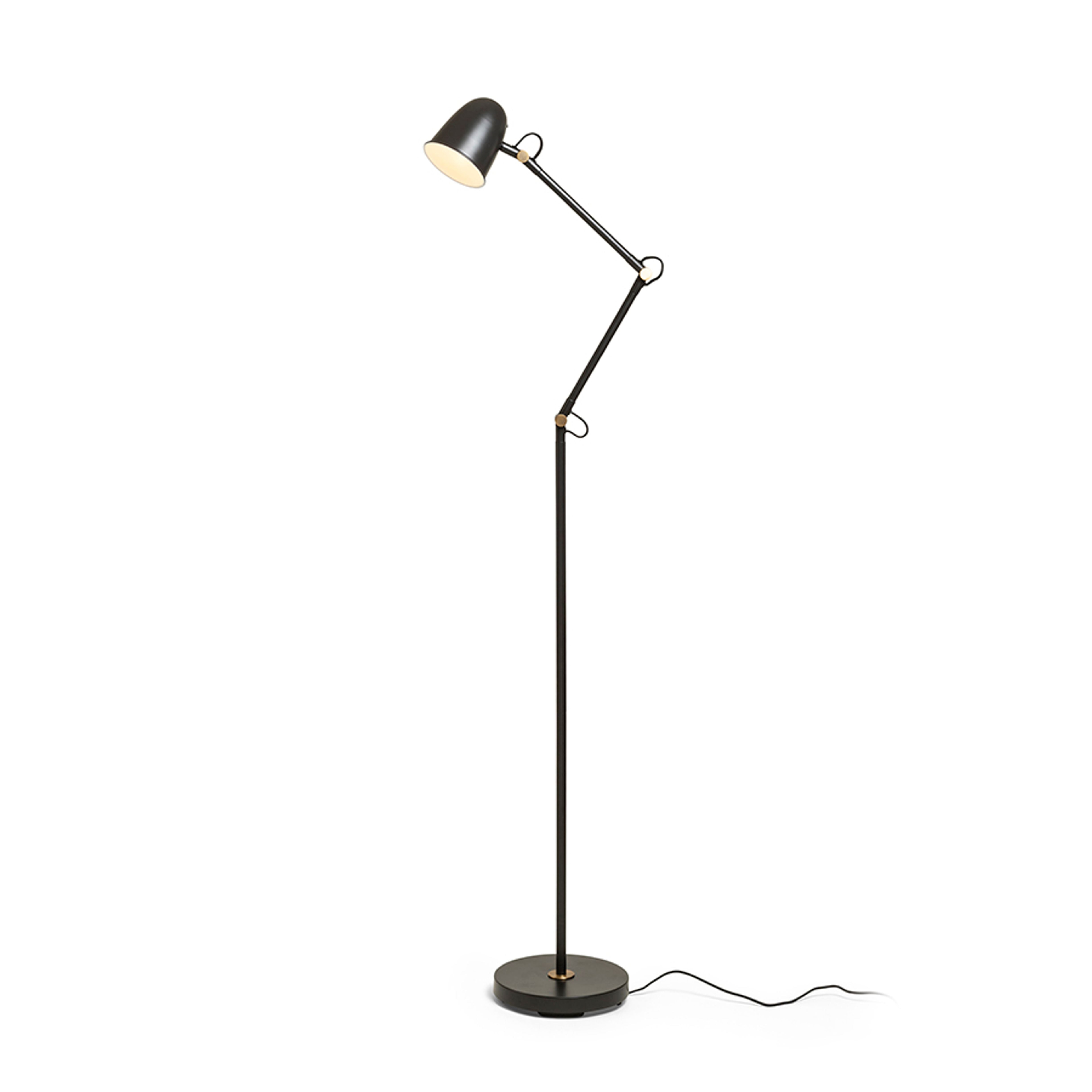 RENDL Danny lampadar negru alamă 230V LED E14 5W - RENDL