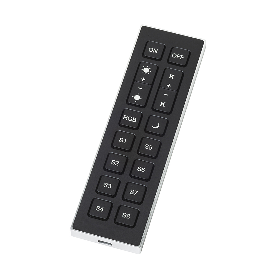 RENDL VEGA TUYA telecomanda negru/gri argintiu - RENDL